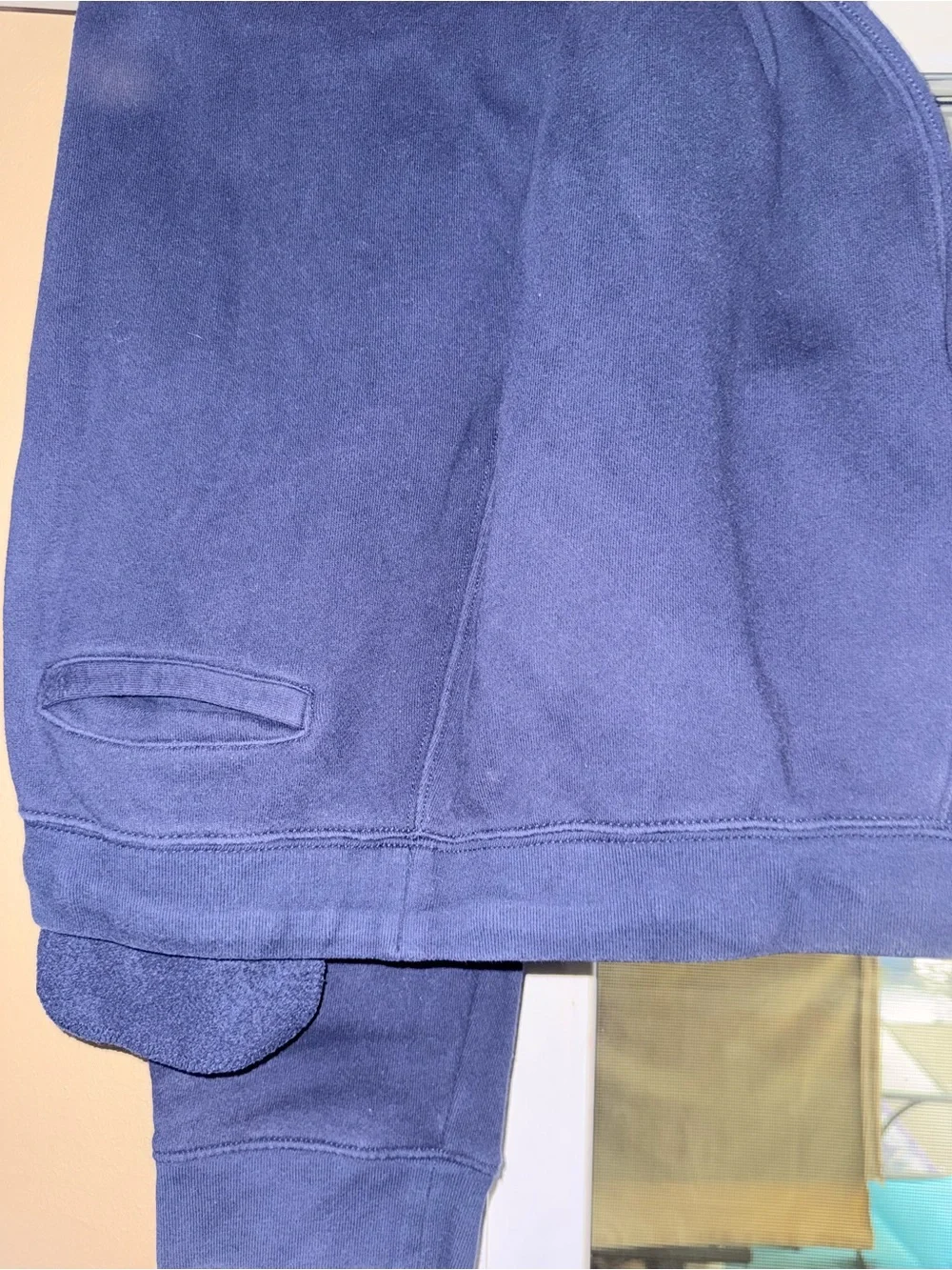 Polo by Ralph Lauren Navy Sweatshirt with Yellow Tag Logo